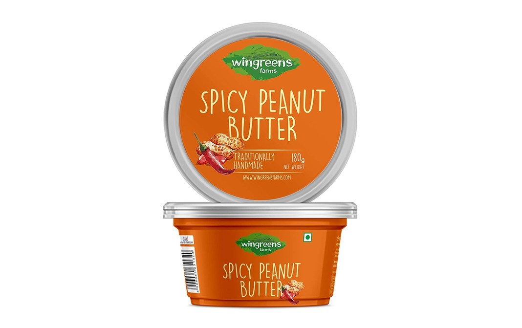 Wingreens Farms Spicy Peanut Butter    Cup  180 grams